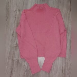 Pink Turtleneck Sweater